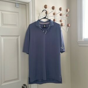 Footjoy - Performance Golf Polo - Grey / Light Red - L